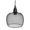 Wholesale KOOPMAN Lampa Atros Wiszaca Czarna 19X18 Cm Czarny