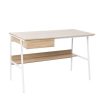 New HOMLA Biurko Moni Naturalne 120X60X75 Cm Naturalny