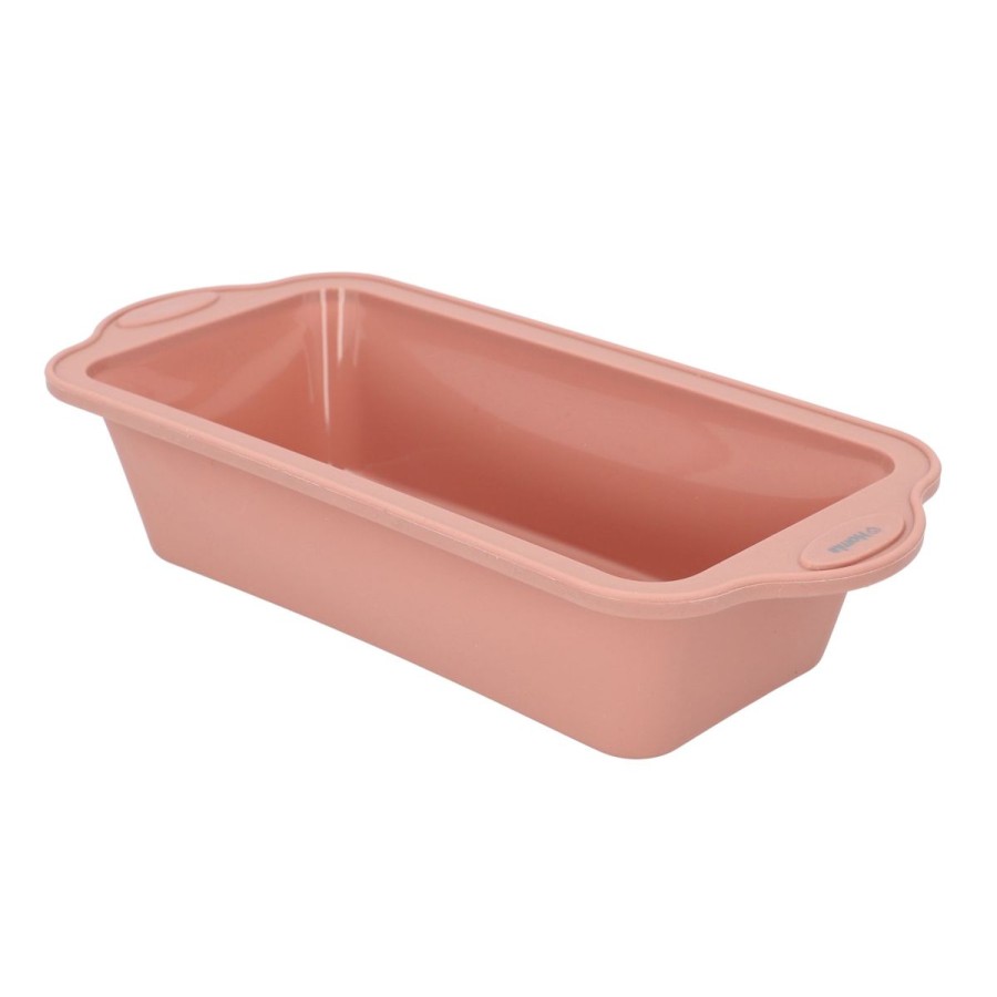 Hot HOMLA Forma Easy Bake Prostokatna Silikonowa 30X14 Cm Rozowy