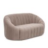 Best HOMLA Sofa Nottuna Sofa 2-Osobowa Welurowa 127X82X81.5 Cm