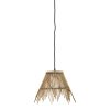 Clearance MADAM STOLTZ Lampa Sufitowa Boho Bambusowa 35X26,5 Cm Bezowy