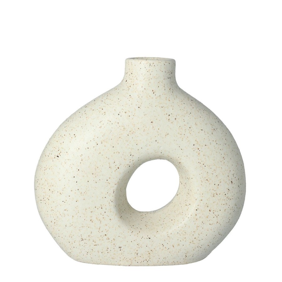 Hot HOMLA Wazon Novo Ceramiczny 24X8,5X23 Cm Bialy