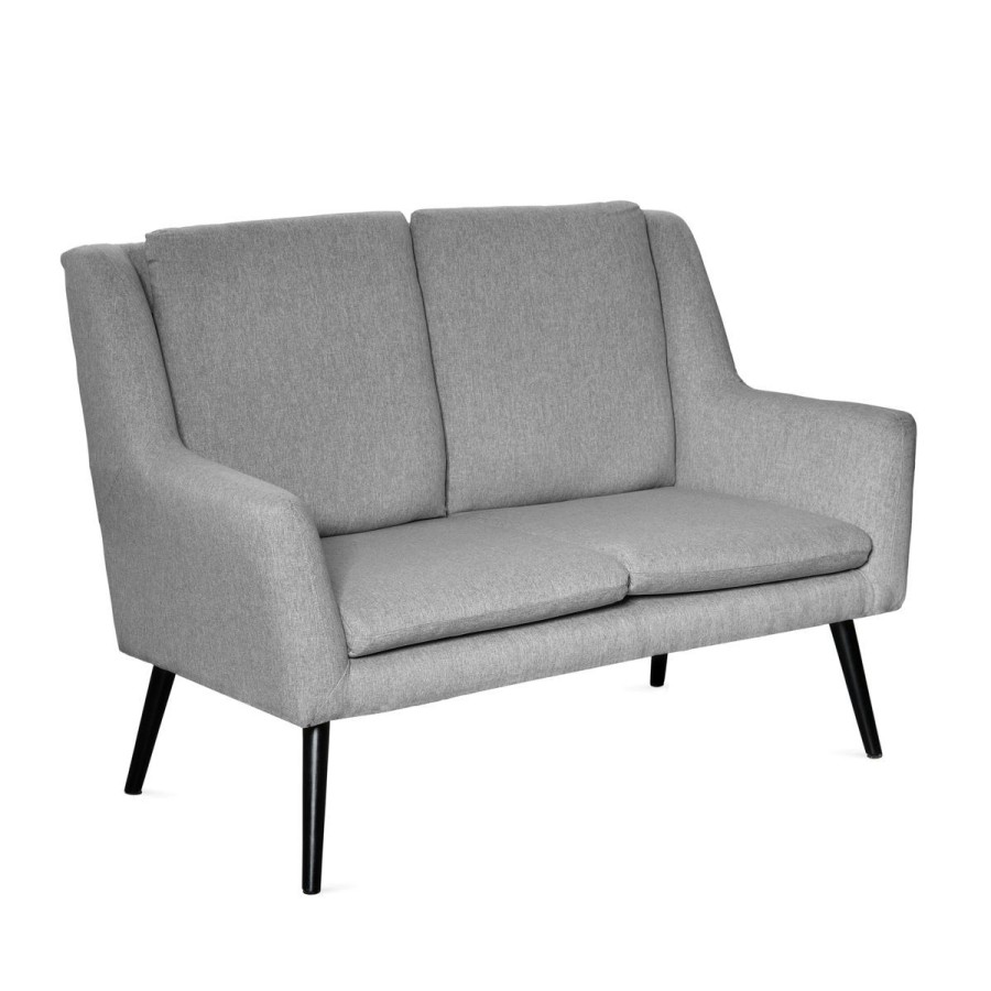 Clearance HOMLA Sofa Sophie W Tkaninie Jasnoszara 130X75X93 Cm Szary