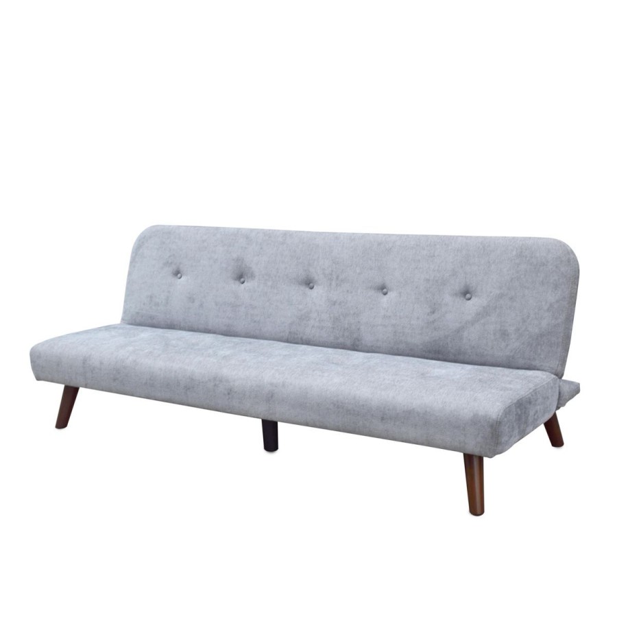 Hot HOMLA Sofa Rinko Sofa 3-Osobowa, Z Funkcja Spania, Ciemnoszara 195X81X74 Cm