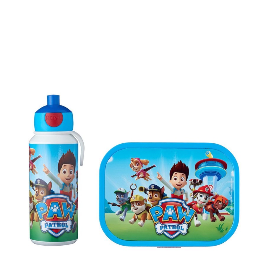 New MEPAL Zestaw Paw Patrol Lunchbox I Butelka Niebieski