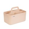 Wholesale HOMLA Organizer Delyth Plastikowy Rozowy Duzy 25X15,5X17 Cm