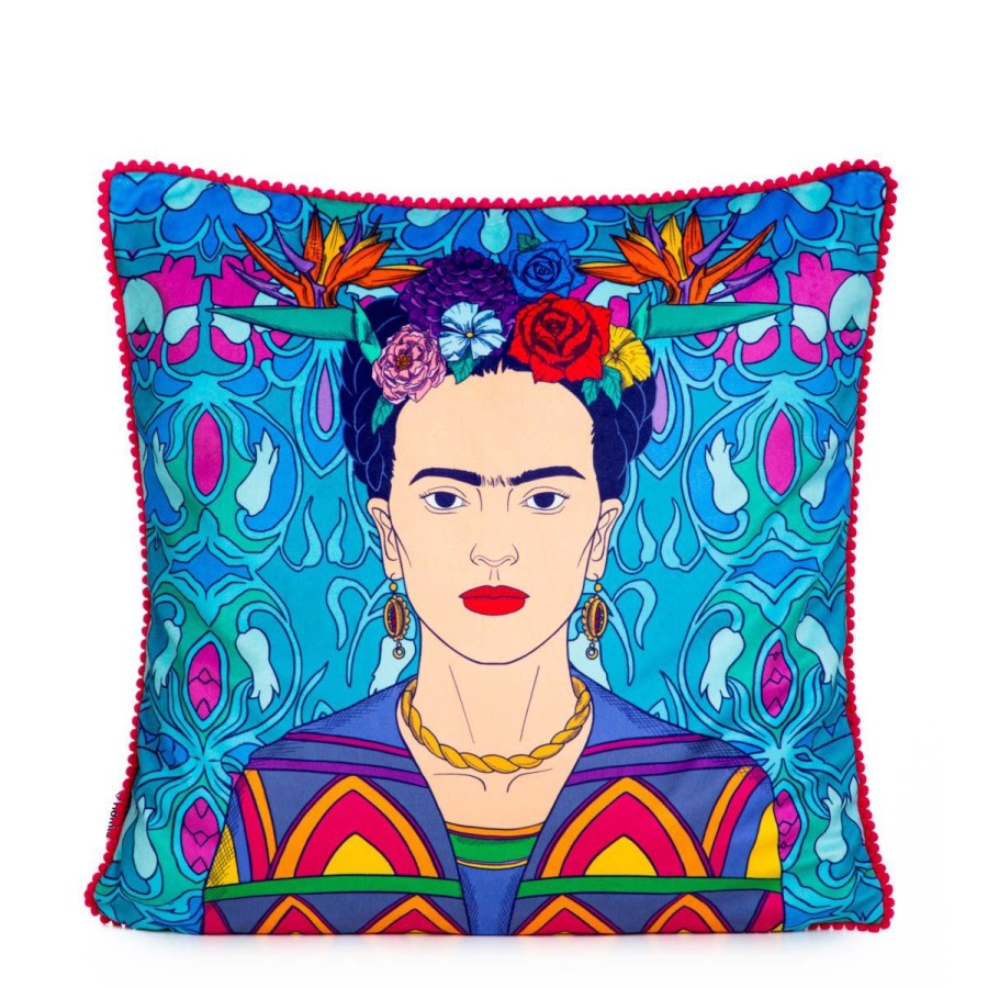 Best HOMLA Poszewka Frida Kahlo Z Lamowka 45X45 Cm